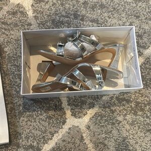 Dolce vita silver heels